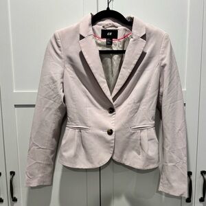 H&M Women's Light Pink Blazer